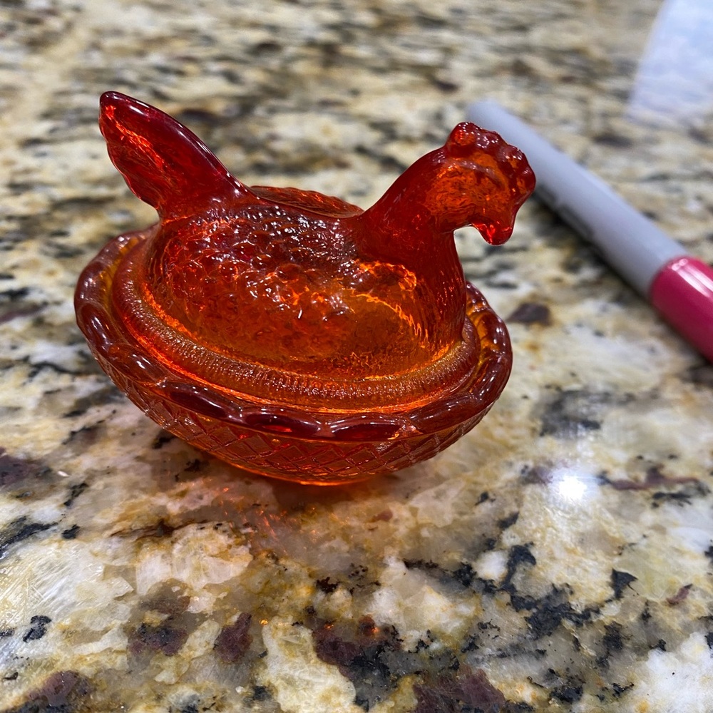 Tiny Vintage Chicken Dish